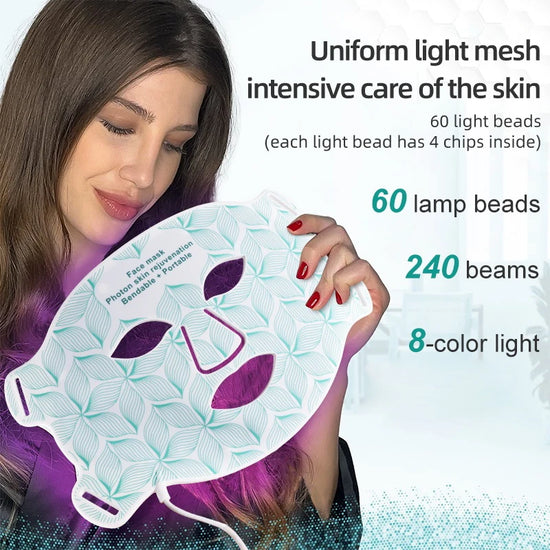 8-Color LED Facial & Neck Mask