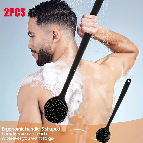 Long Handle Silicone Back Scrubber